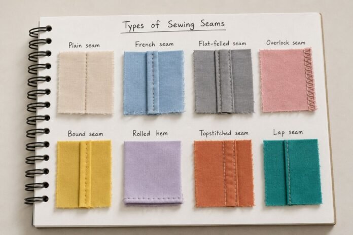 Nahttypen Explained: Complete Guide to Seam Types in Sewing & Fashion Design